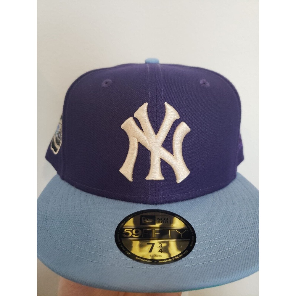 New York Yankees Hat Cap 1977 All Star Game 59Fifty Size 7 3/4 Purple New Era